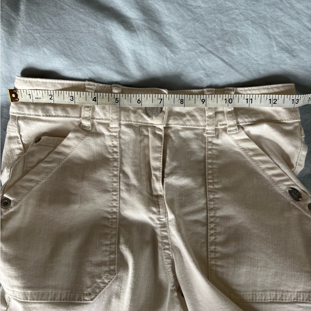 Women's Straight Leg Jeans in Cream - Picture 11 of 15